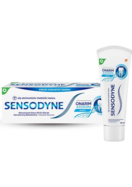 2 Adet Sensodyne Diş Macunu Onarım Koruma 50 ml