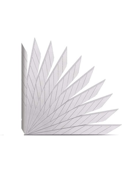 30 Adet Ince Metal Gövdeli Cep Tipi Maket Bıçağı Ucu Falçata Ucu fiyatları