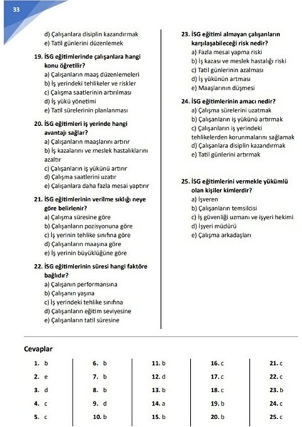 Iş Sağlığı ve Güvenliği Eğitim Kitabı indirimleri