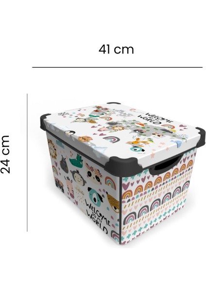 Hayvan Figürlü Oyuncak Kutusu - Renkli - 22 Lt fiyatları