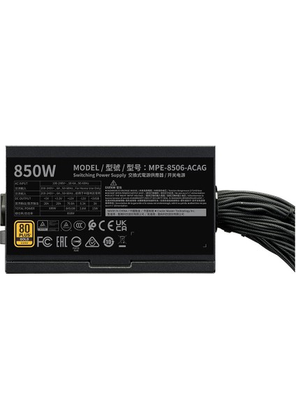 Mwe Gold V3 850 MPE-8506-ACAG-B 850W Atx 3.1 Pcı-E 5.0 80+ Gold 120MM Fan Power Supply 5,0 1 Değerlendirme fiyatları