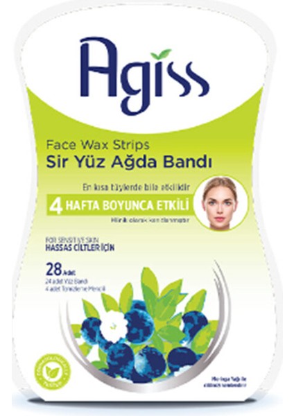 3 Adet Agiss Yüz Için Sir Ağda 28'li Hassas Ciltler fiyatları