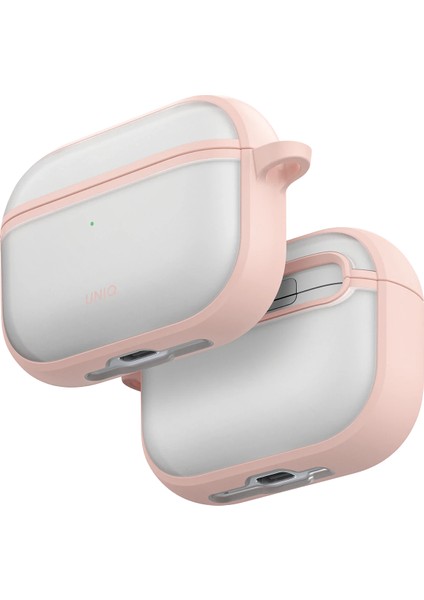 Airpods Pro 3 Kılıf Şık Koruyucu Mat Parmak Izi Tutmaz Kablosuz Şarj Destek Hang Alüminyum Karabina