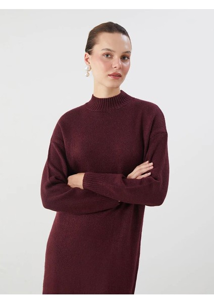 Yarım Balıkçı Yaka Kadın Triko Elbise (W5) fiyatları