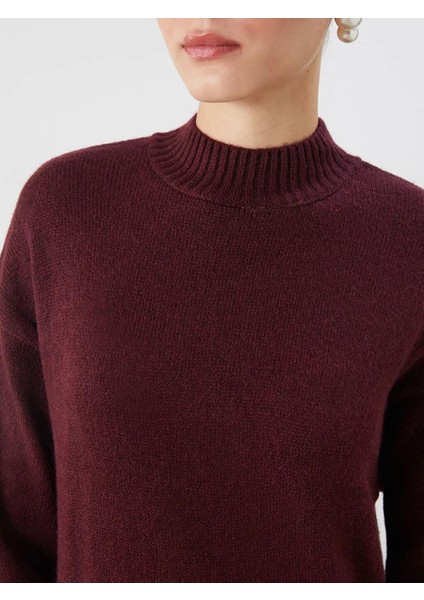 Yarım Balıkçı Yaka Kadın Triko Elbise (W5) modelleri