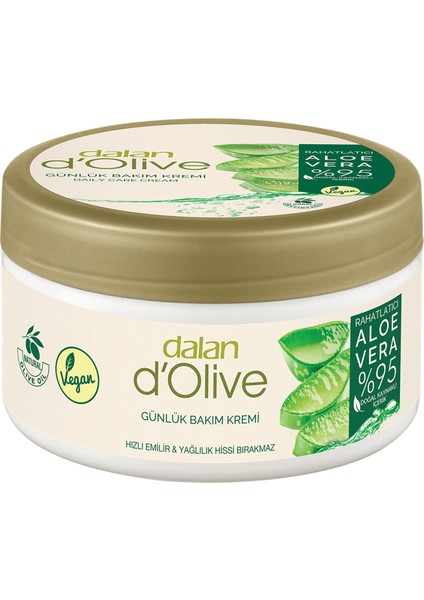 D'olive Aloe Vera Krem 250 ml 2 Adet