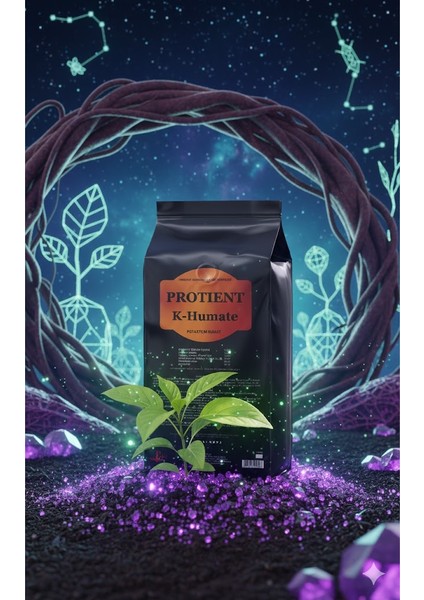 Protıent K-Humate – Yüksek Çözünürlük, Hızlı Etki – Potasyum Humat %100 Suda Çözünür Organik Madde Kaynağı 0.5 kg modelleri
