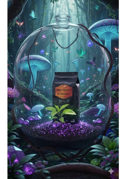 Protıent K-Humate – Yüksek Çözünürlük, Hızlı Etki – Potasyum Humat %100 Suda Çözünür Organik Madde Kaynağı 0.5 kg indirimleri
