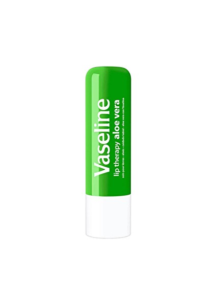4 Adet Vaseline Lip Therapy Dudak Bakım Kremi Aloe Vera