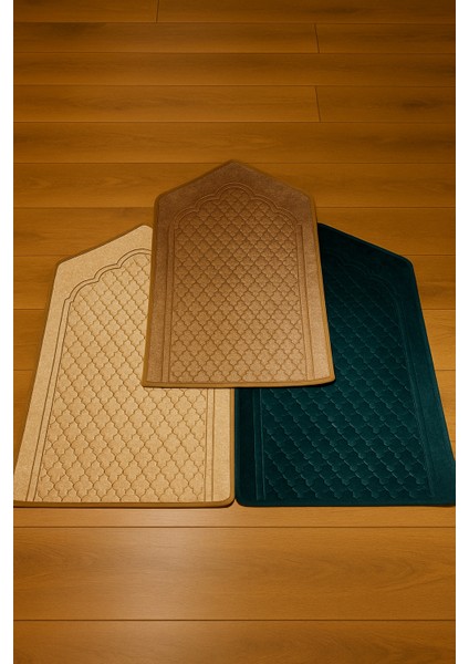 Ekstra Yumuşak Süngerli Diz Ağrıtmayan Ortopedik Kapitone Seccade Özel Kaydırmaz Taban 70X120 Ebat modelleri