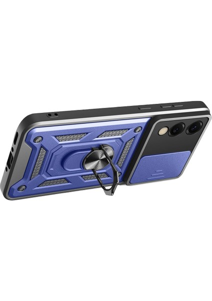 Rdbydn Newface Samsung Galaxy S25 Edge Pars Lens Yüzüklü Silikon - Lacivert fiyatları