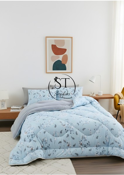 Çift Kişilik Çiçekli Welsoft Uyku Seti Çift Taraflı 195X215 (Polarlı) fırsatları