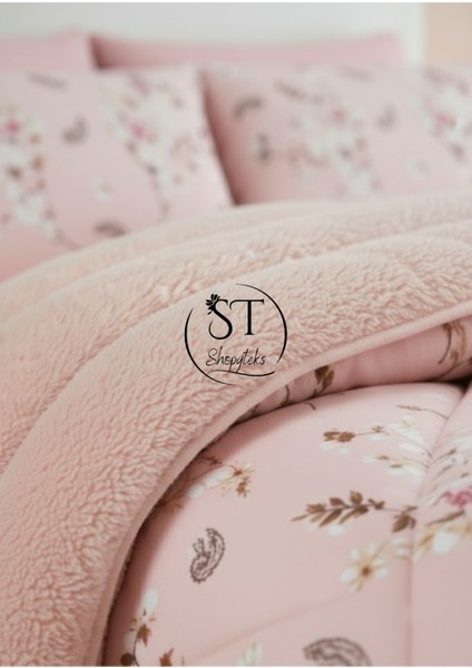 Çift Kişilik Çiçekli Welsoft Uyku Seti Çift Taraflı 195X215 (Polarlı) modelleri