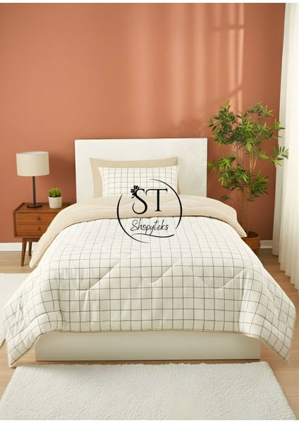 Tek Kişilik Welsoft Puffi Yorgan 155X215 | 1 Adet Yastık Kılıflı | Pamuklu & Yumuşak modelleri