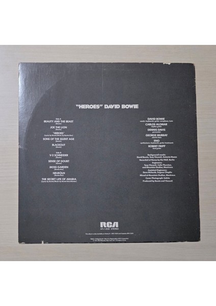 - Heroes - 1977 - Dönem Baskı Plak - Longplay - Lp fiyatları