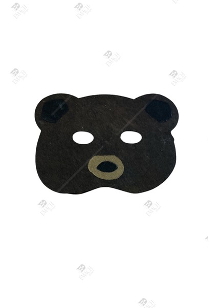 Ayı Maske Kaliteli Keçe Hayvan Figürlü Maske