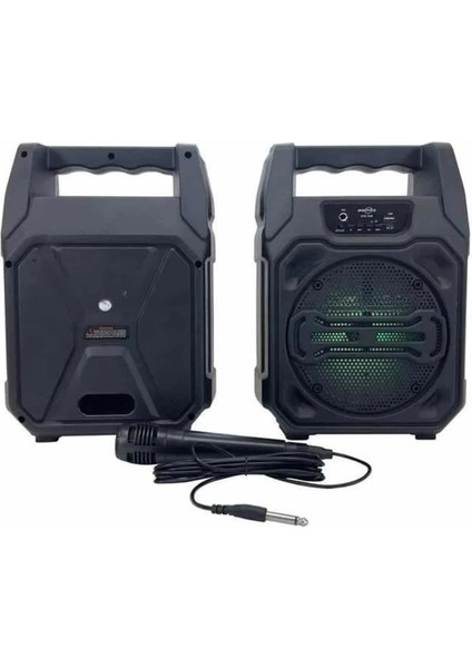 Karaoke Mikrofonlu Fm Radyolu Bluetooth Hoparlör Yüksek Ses Kaliteli modelleri