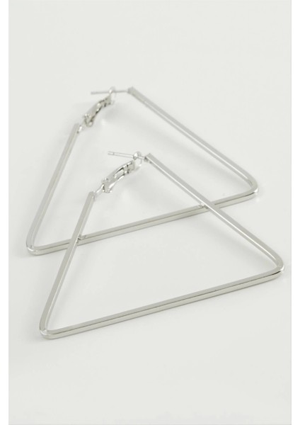 Üçgen Halka Küpe 6 cm