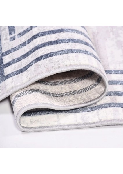 Supino Çerçeveli Gri Triko ve Akrilik Makine Halısı fırsatları