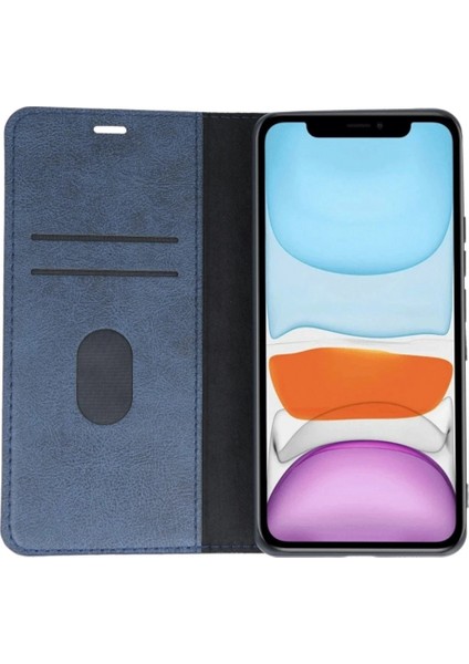 iPhone 11 Kılıf Trend S Plus Kapaklı Kılıf - Siyah