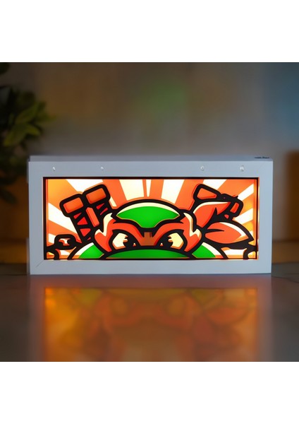 Michelangelo (Teenage Mutant Ninja Turtles) - LED Işık Kutusu