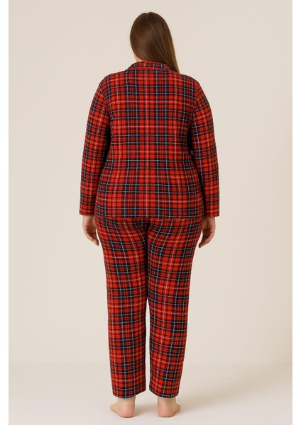 Kadın 02104 Büyük Beden Süet Pijama Takımı Bordo fiyatları