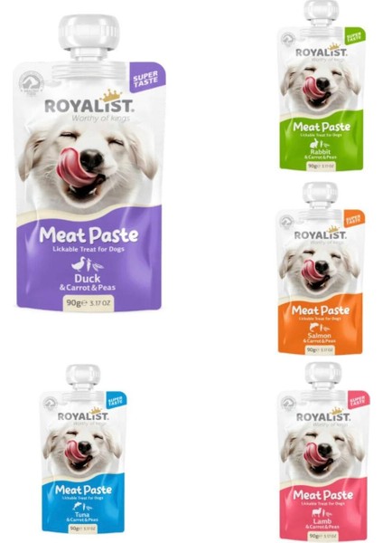 Meat Paste – Köpekler Için Lezzetli Et Püresi 5'li Paket
