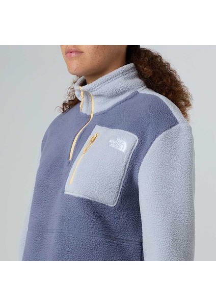 Yumiori Kadın Mor Dik Yaka Sweatshirt fırsatları