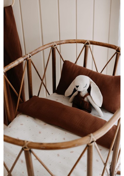 Park Yatak Müslin Nevresim Takımı (80X110) | Tiny Boho Florals