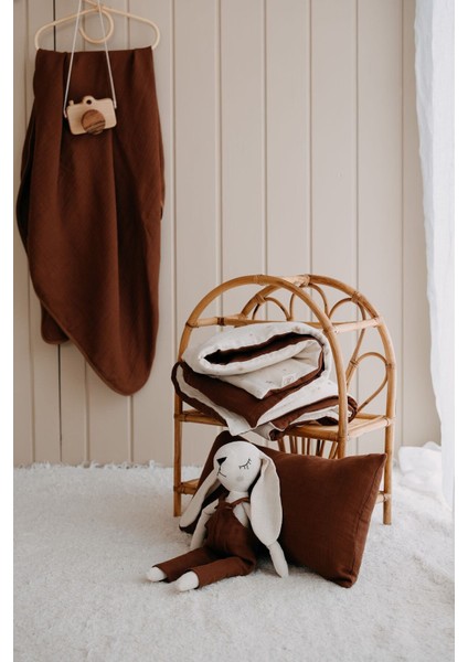 Park Yatak Müslin Nevresim Takımı (80X110) | Tiny Boho Florals