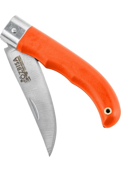 Katlanır Cep Çakısı - Özbısa - El Yapımı - No:2 - Turuncu modelleri