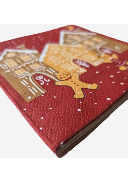 Kurabiye Adam Happy New Year Kağıt Peçete 20'li fırsatları