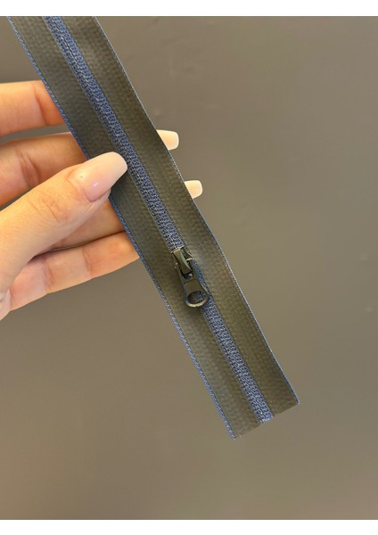 20X3 cm Mavı Gizli Fermuar