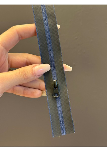 20X3 cm Mavı Gizli Fermuar modelleri