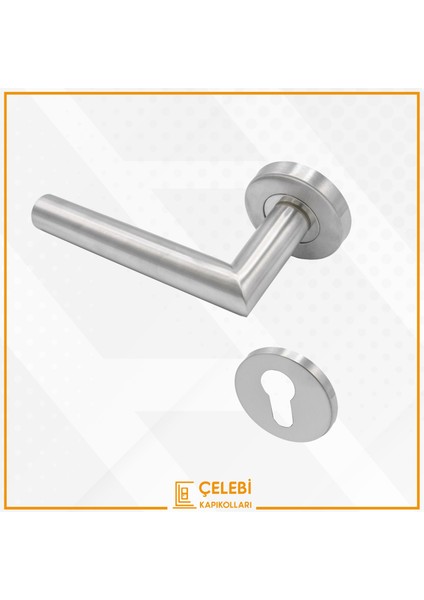 L Kol Paslanmaz Yale Kapı Kolu