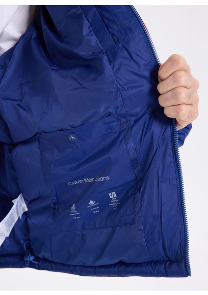 Saks - Mavi Erkek Mont LV04RD528GIZ4 Ls Nylon Monogram Puf fırsatları