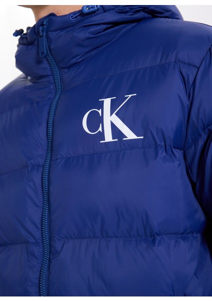 Saks - Mavi Erkek Mont LV04RD528GIZ4 Ls Nylon Monogram Puf indirimleri