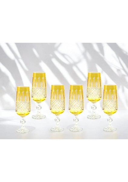 Kesme Kristal El Işçiliği Kahve Yanı Flüt Su Bardağı fiyatları