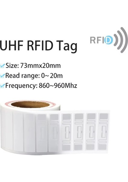 Uhf RF ID Tag 6 LI ADET