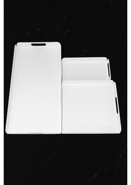 Modern 3’lü Metal Tepsi Seti – Şık Sunum ve Servis Tepsileri,dayanıklı Tasarım fiyatları