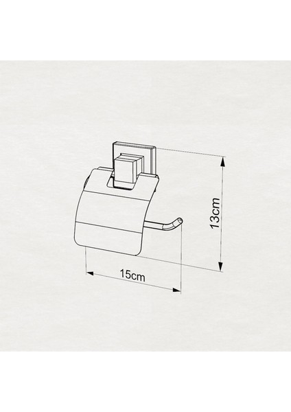 Tuvalet Kağıdı Askısı Kapaklı Yapışkanlı Easyfix Siyah modelleri