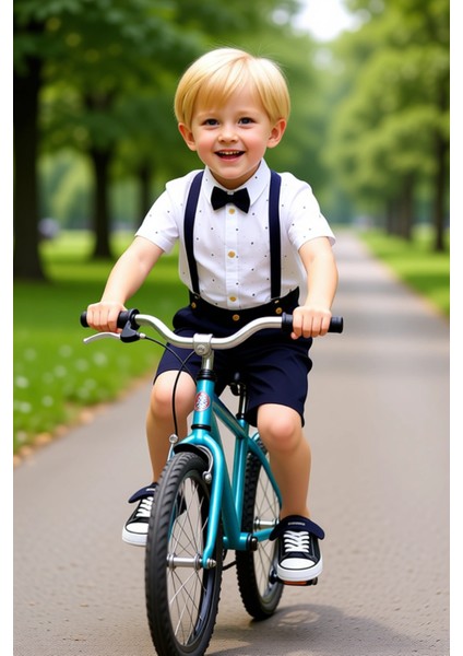 Erkek Çocuk Gömlek Şort ve Papyon Seti Günlük ve Özel Anlar Için Kaliteli Şık Rahat fırsatları