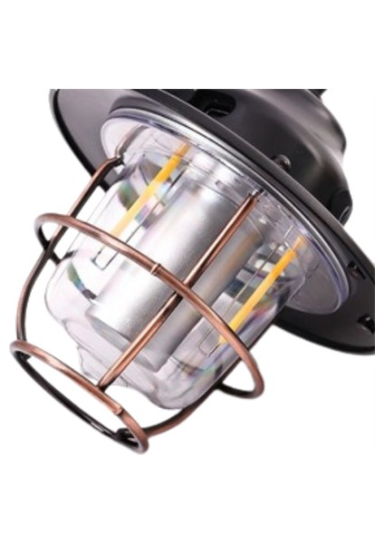 Kamp ve Bahçe Için Retro LED Fener – Sıcak Işık Uzun Ömürlü Batarya - M329R101-K10329 indirimleri