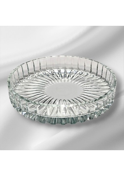 El Yapımı Kristal Vertical Kesim 25 cm Dekoratif Sunumluk Kase fiyatları
