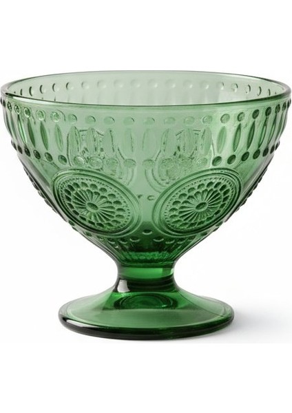 Güneş Desen Yeşil Dondurma – Tatlı – Çerez Cam Kase Takımı – 6 x 260 ml fırsatları