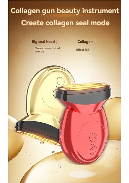 Akıllı Güzellik Aleti Kolajen Kaldırma Sıkılaştırıcı Beyazlatıcı Nemlendirici Cilt Mikro Akım Masaj Cihazı Altın (Yurt Dışından) indirimleri