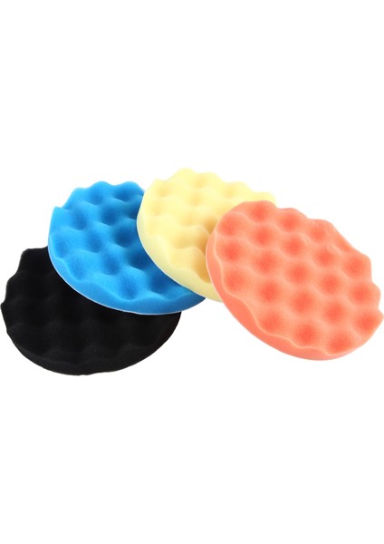 4 Adet 7 INÇ/180 mm Sünger Parlatma Tampon Ped Seti Araç Cilası Için (Yurt Dışından)