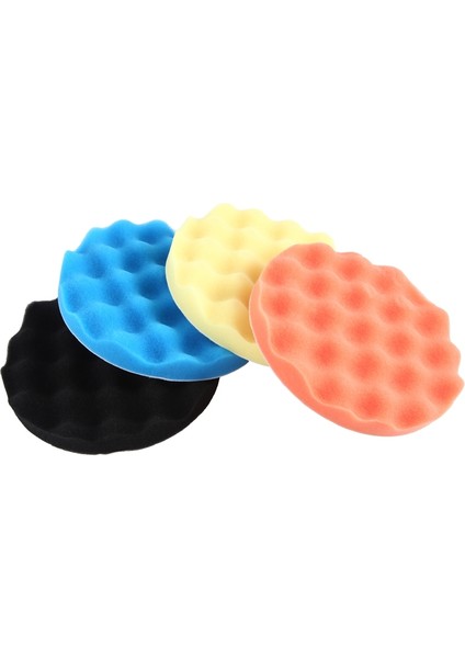 4 Adet 7 INÇ/180 mm Sünger Parlatma Tampon Ped Seti Araç Cilası Için (Yurt Dışından) fiyatları