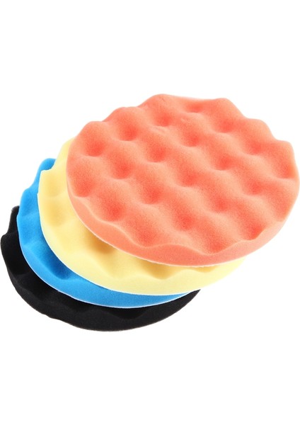 4 Adet 7 INÇ/180 mm Sünger Parlatma Tampon Ped Seti Araç Cilası Için (Yurt Dışından) fırsatları