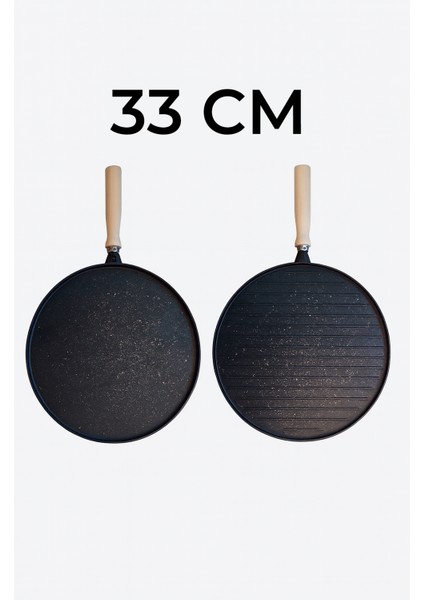 Çift Taraflı Gözleme ve Izgara Tava ( 33 mm )